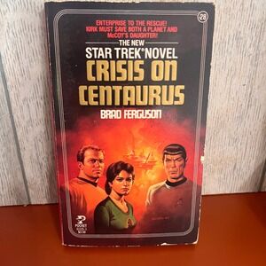Star Trek Crisis on Centaurus Brad‎ Ferguson Pocket Books #28 Paperback 1986